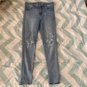 American Eagle Distressed skinny jeans